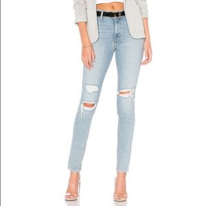 LEVI’S 721 High Rise Skinny I’m Worn & Torn